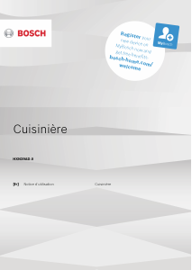 Mode d’emploi Bosch HXN39AD50 Cuisinière