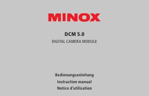 Mode d’emploi Minox DCM 5.0 Appareil photo numérique
