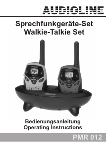 Bruksanvisning Audioline PMR 012 Walkie-talkie