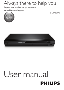 Handleiding Philips BDP1300 Blu-ray speler