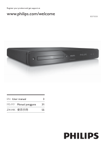 Handleiding Philips BDP3008 Blu-ray speler