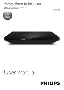 Handleiding Philips BDP2100X Blu-ray speler