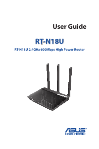 Manual Asus RT-N18U Router