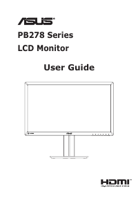 Handleiding Asus PB278 LCD monitor