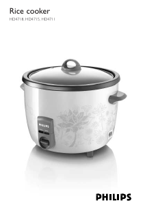 Manual Philips HD4711 Rice Cooker