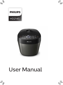 Manual Philips HD2145 Rice Cooker