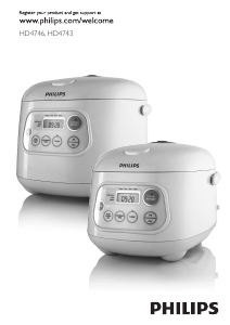 Hướng dẫn sử dụng Philips HD4746 Nồi cơm điện