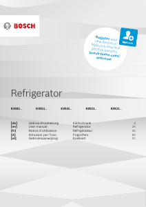 Manuale Bosch KIR81VSF0 Frigorifero