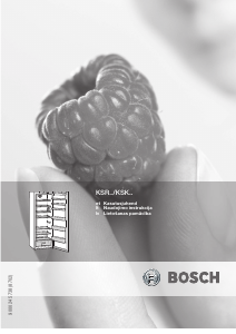 Bedienungsanleitung Bosch KSK35N00 Kühlschrank