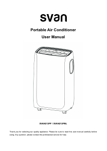 Handleiding Svan SVAN212PBL Airconditioner