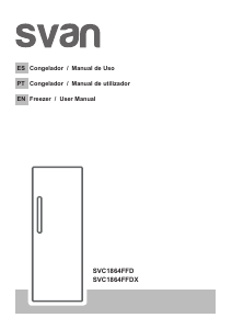 Handleiding Svan SVC1864FFD Vriezer