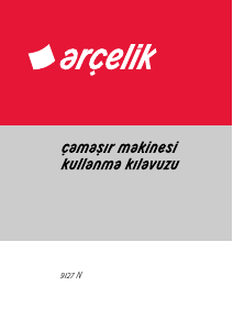 Kullanım kılavuzu Arçelik 9127 N Çamaşır makinesi