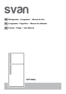 Manual Svan SVF146A2 Frigorífico combinado