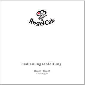 Bedienungsanleitung AngelCab Vero Kinderwagen