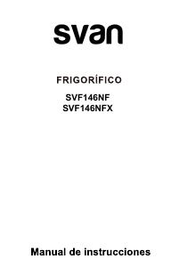 Manual Svan SVF146NF Frigorífico combinado