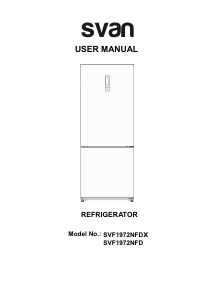 Manual de uso Svan SVF1972NFD Frigorífico combinado