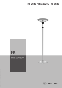 Mode d’emploi Trotec IRS 3020 Radiateur de terrasse