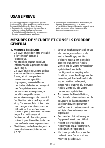 Mode d’emploi Whirlpool AWOE 10142 S Lave-linge