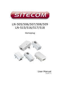 Manual Sitecom LN-507 Powerline Adapter