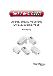 Handleiding Sitecom LN-518 Powerline adapter