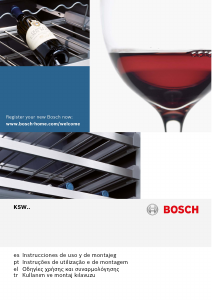 Manual Bosch KSW38940 Cave de vinho