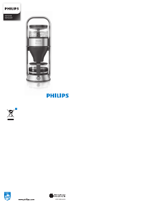 Mode d’emploi Philips HD5407 Cafetière