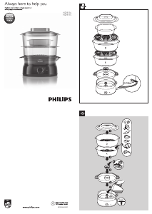 Bruksanvisning Philips HD9115 Dampkoker