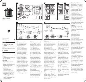 Manual Philips HD2238 Rice Cooker