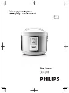 Handleiding Philips HD3013 Rijstkoker