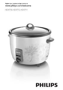 Manual Philips HD4715 Rice Cooker