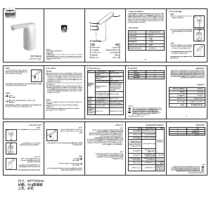 Manual Philips AWP1721BL Faucet