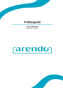 Handleiding Arendo 305035 Friteuse