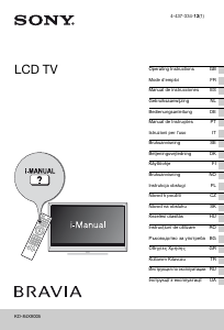 Manual Sony Bravia KD-84X9005 Televizor LCD