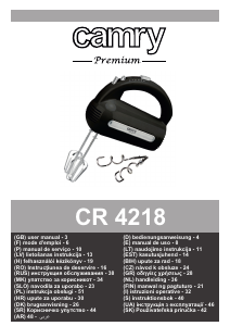 Instrukcja Camry CR 4218 Mikser ręczny