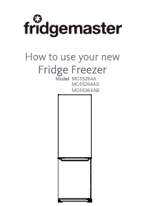 Manual Fridgemaster MC55264AFB Fridge-Freezer