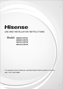 Handleiding Hisense AW1221CW1W Airconditioner