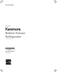 Handleiding Kenmore 795.74147 Koel-vries combinatie