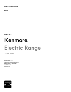 Manual Kenmore 92723 Range