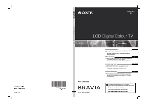 Bedienungsanleitung Sony Bravia KDL-26B4030 LCD fernseher