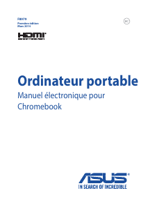 Mode d’emploi Asus C200 Chromebook Ordinateur portable