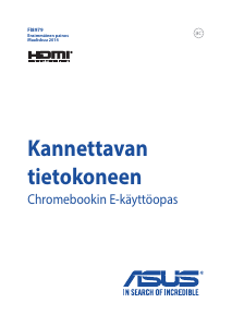 Käyttöohje Asus C200 Chromebook Kannettava tietokone