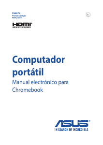 Manual Asus C200 Chromebook Computador portátil
