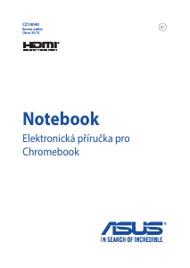 Manuál Asus C201 Chromebook Laptop