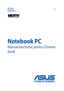 Manual Asus C201 Chromebook Laptop