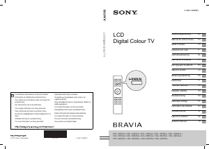 Bedienungsanleitung Sony Bravia KDL-26EX301 LCD fernseher