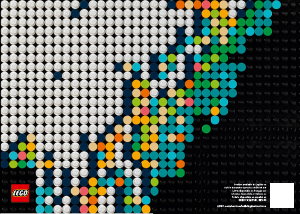 Návod Lego set 31203 Art Mapa sveta