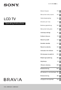 Manuale Sony Bravia KDL-32BX340 LCD televisore