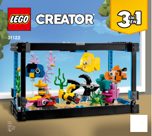 Handleiding Lego set 31122 Classic Aquarium