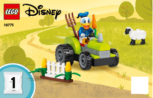 Manual Lego set 10775 Disney Mickey Mouse & Donald Ducks farm