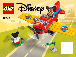 Manual de uso Lego set 10772 Disney Avión Clásico de Mickey Mouse